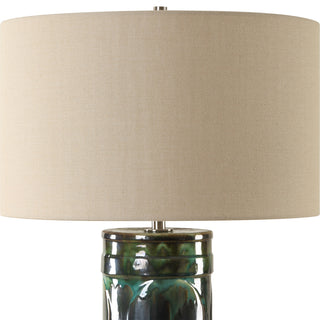 Uttermost Loch Green Glaze Table Lamp