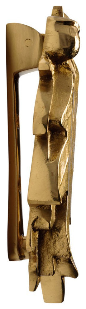 Oak Leaf Solid Brass Door Knocker Oak Leaf 6H x 3W Front Door Renovators Supply