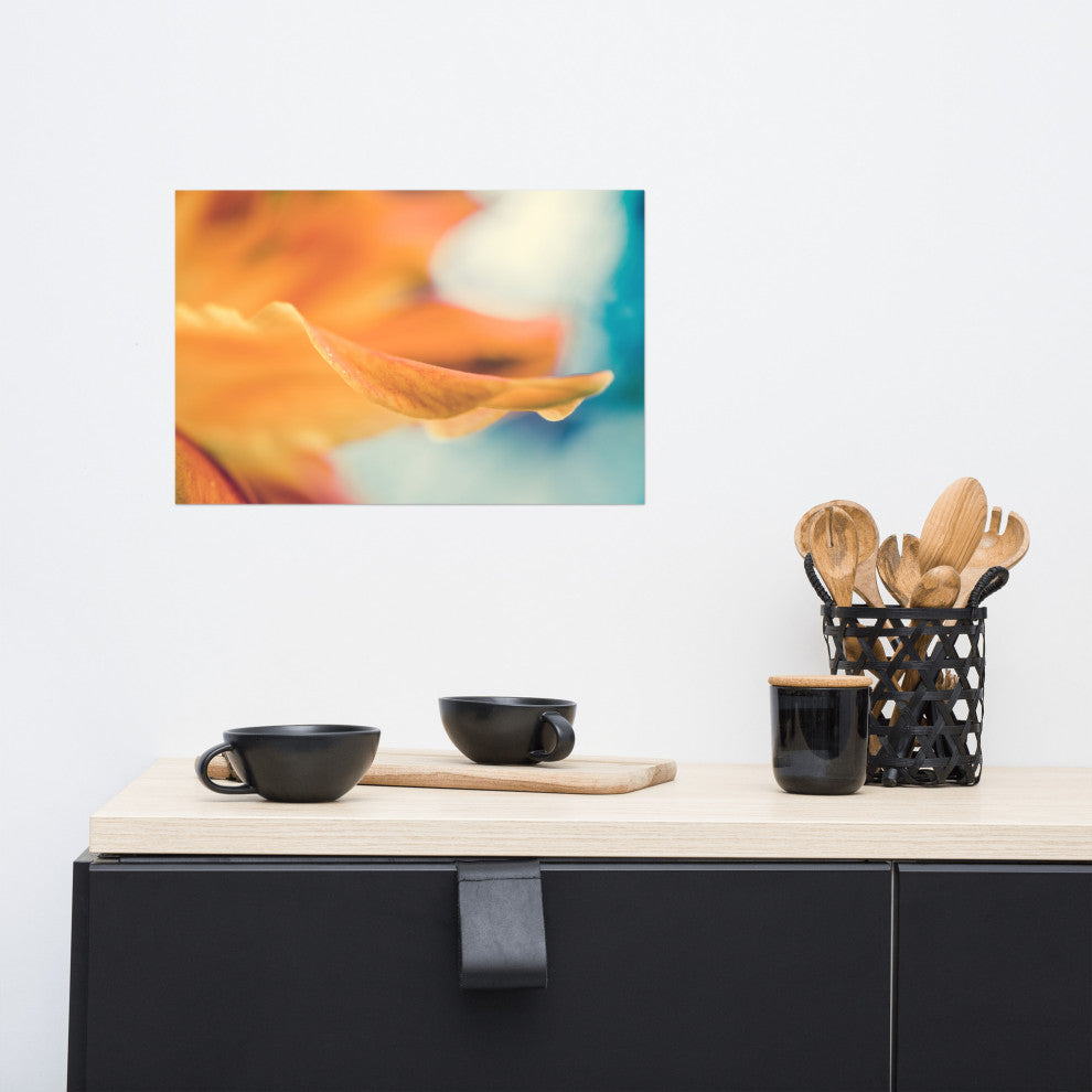 Serene Petals of Life Floral Nature Photography Unframed Wall Art Print, 12" X 18"
