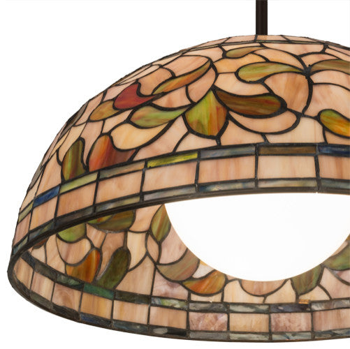 20W Tiffany Turning Leaf Pendant