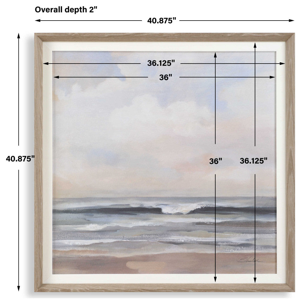 Uttermost Haze Framed Print