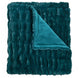 Stretchy Solid Color Faux Fur Throw