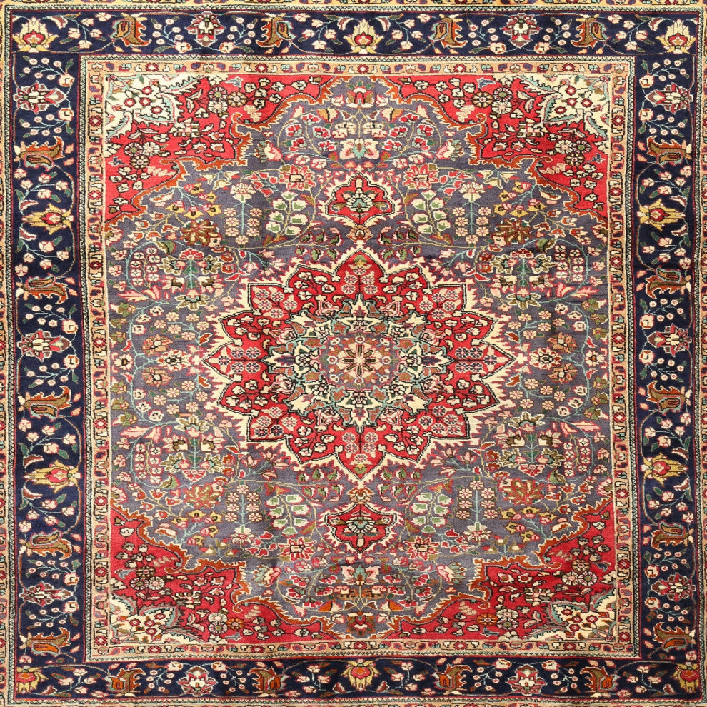 Ahgly Company Indoor Square Traditional Area Rugs, 5' Square