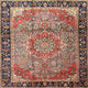 Ahgly Company Indoor Square Traditional Area Rugs, 5' Square