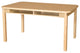 Four Seater High Pressure Laminate Desk With Hardwood Legs, 26"