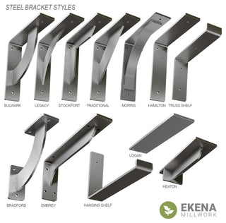 2"W x 18"D x 18"H Legacy Bracket, Steel