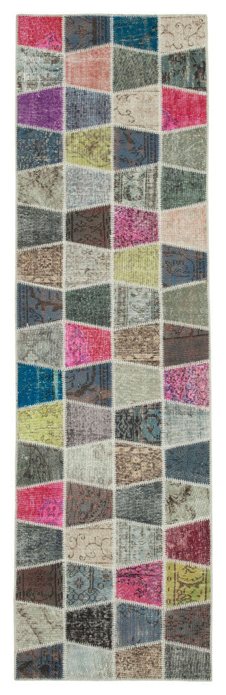 Rug N Carpet - Handwoven Turkish 2' 11" x 10' 1" One-of-a-Kind Runner Area Rug