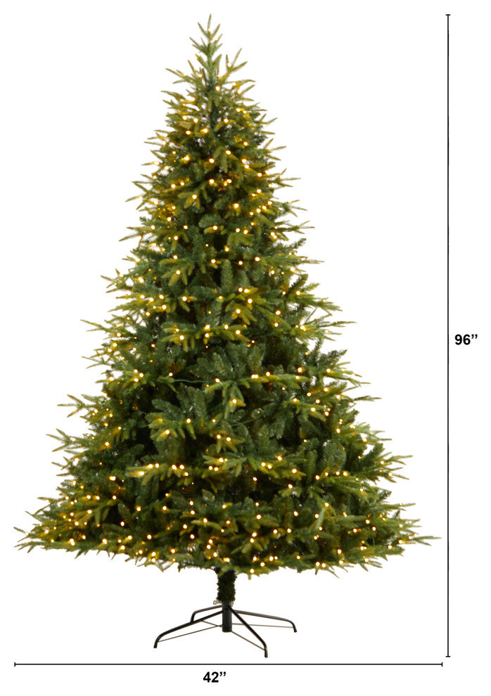 T3259 8 Colorado Mountain Fir Natural Look Artificial Christmas Tree