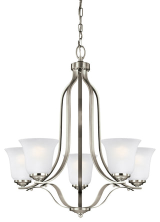 Generation Lighting 3139005 Emmons 5 Light 24"W Chandelier - Brushed Nickel