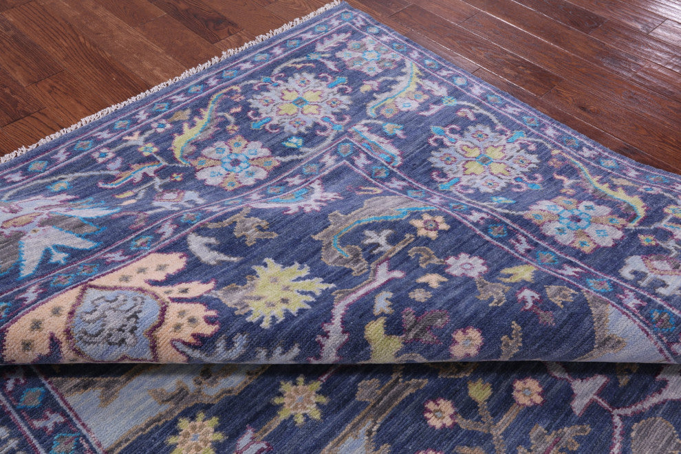 Handmade Turkish Oushak Wool Rug 8' 2" X 10' 2" - Q15857