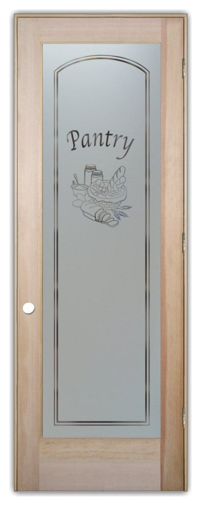 Pantry Door - Bread Basket - Douglas Fir (stain grade) - 24" x 80" - Knob on...
