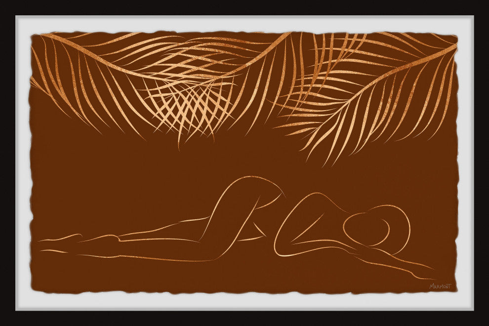 "Take a Nap" Framed Painting Print, 30x20