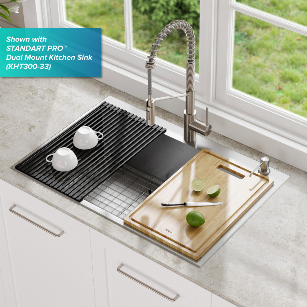 Multipurpose Over Sink Roll-Up Dish Drying Rack, Black