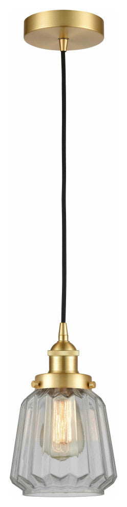 Innovations 616-1PH-SG-G142-LED 1-Light Mini Pendant, Satin Gold