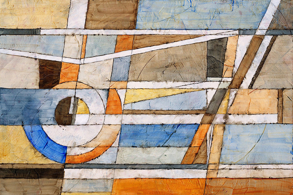 "Exploring Dimension" Painting Print on Canvas