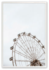 Opaque White 12" x 16" Sky High Delight Framed Print