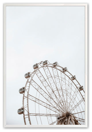 Opaque White 12" x 16" Sky High Delight Framed Print