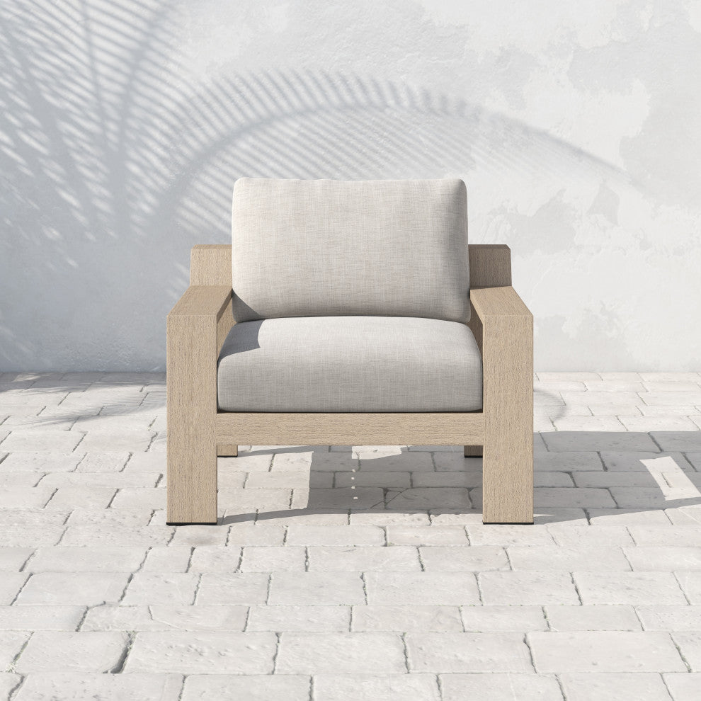 Monterey Outdoor Chair-Brown/Stone Grey