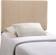 Oliver Twin Upholstered Fabric Headboard