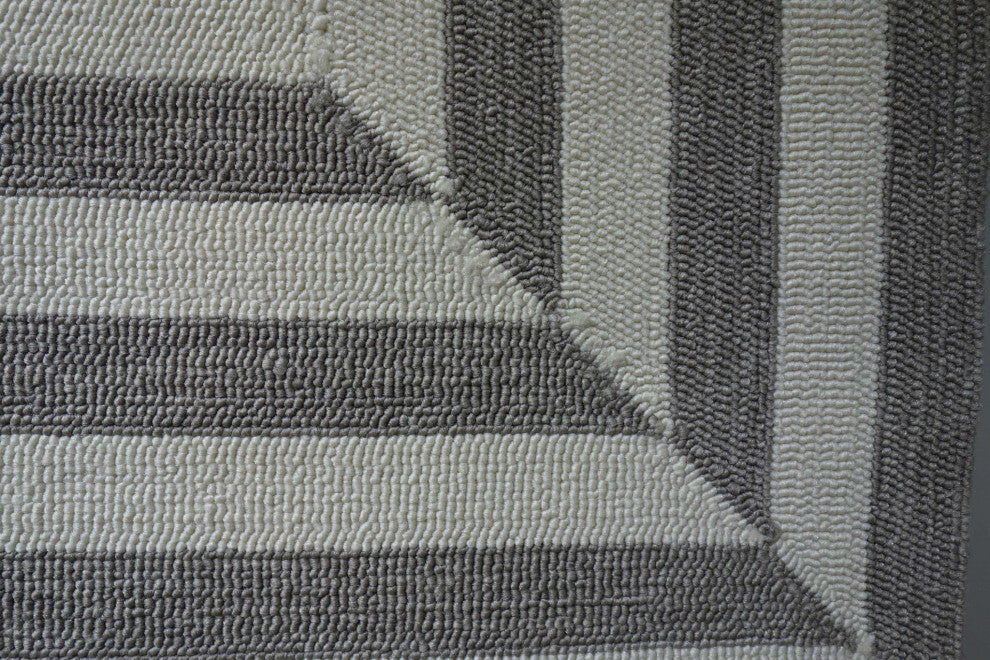 6' x 9' UV treated Polypropylene Oatmeal Area Rug