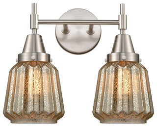INNOVATIONS LIGHTING 447-2W-SN-G146-LED Caden 2 Light 17 inch Bath Vanity Light