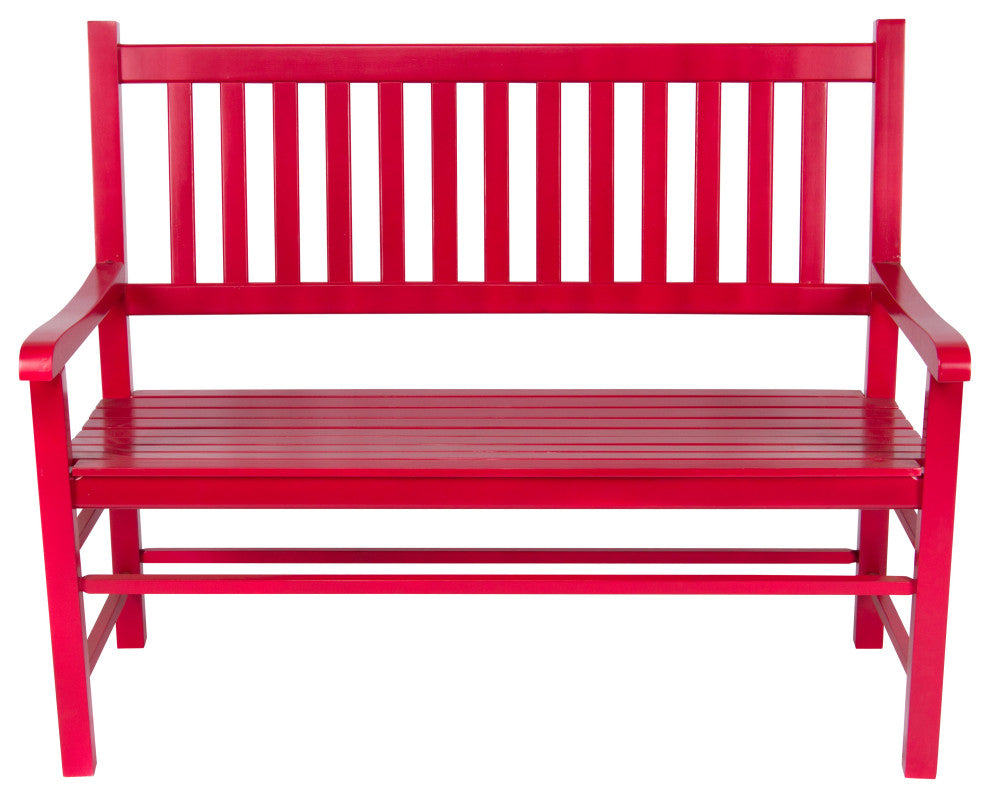 Shine Company Eden Garden Bench, Red
