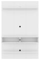 Libra Long Floating 45.35 Entertainment Center in White
