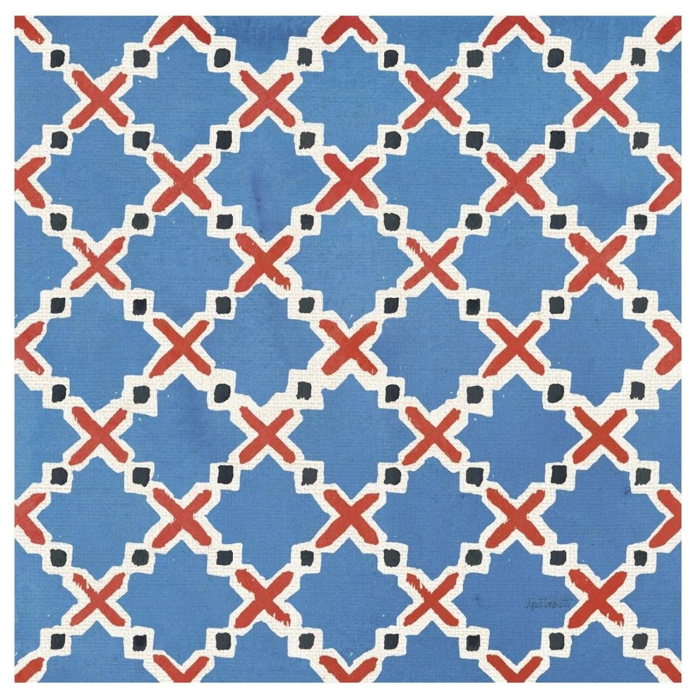 "Coastal Catch Step 02B" Digital Paper Print by Anne Tavoletti, 26"x26"