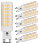 Artiva USA G9 5W Dimmable LED Light Bulb, Clear, Set of 6