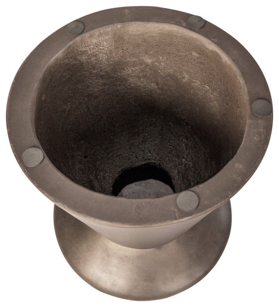 Misha Concrete Mineral Side Table, Bronze