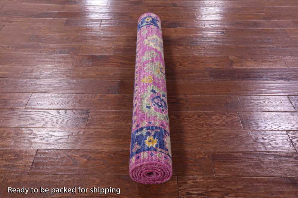 4' 1" X 6' 2" Turkish Oushak Handmade Wool Rug - Q15335