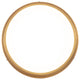 York LED Flush Mount 3000K, Aged Brass, 12"