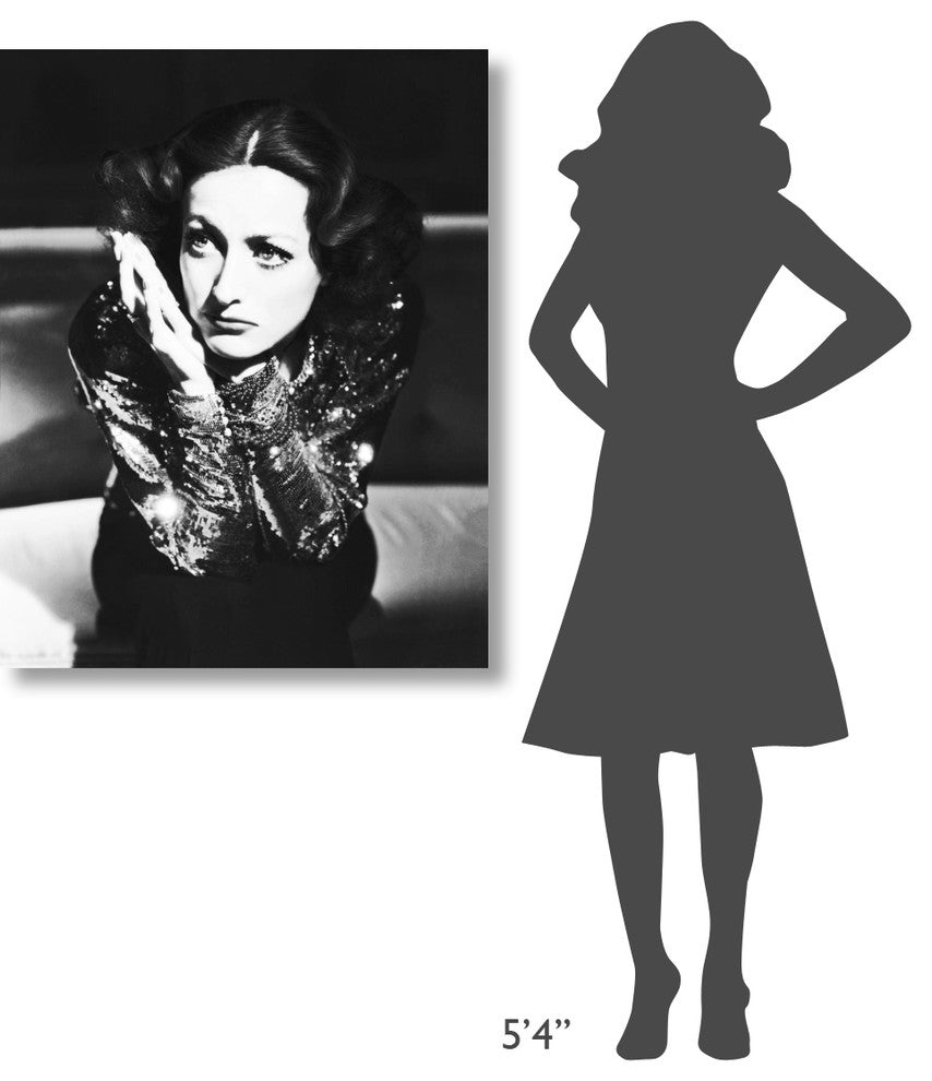 "Joan Crawford" Stretched Canvas Giclee by Hollywood Photo Archive, 32x40"