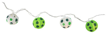 10 St. Patrick's Day Irish Shamrock Patio/Garden Novelty Christmas Lights
