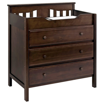 DaVinci Jayden 3-Drawer Changer, Espresso