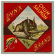 "Lynx Brand Chum Salmon" Digital Paper Print by Retrolabel, 18"x18"