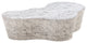 Slab Marble Coffee Table, White Marble