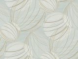 Smokey Blue Floating Lanterns Wallpaper