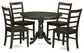 5 Pc Small Kitchen Table Set -Kitchen Table And 4 Dinette Chairs