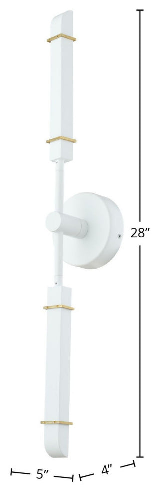Concorde Wall Sconce, White