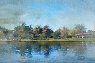 "Lake Balboa at Summer" Print on Canvas by Irena Orlov