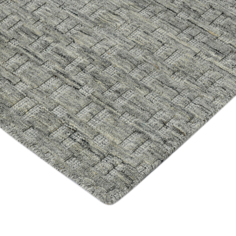 Houston Aliya Area Rug, Gray, 5' x 7'6", Geometric