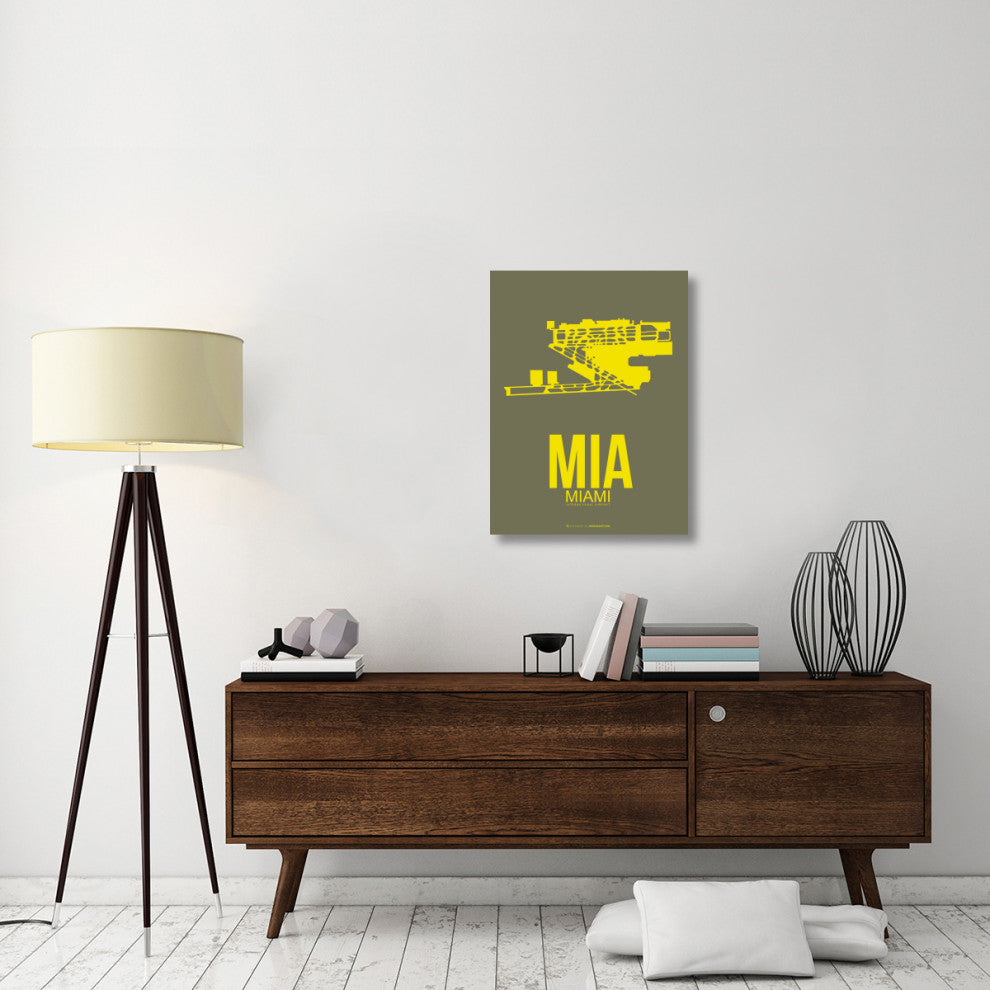 "MIA Miami Poster 1" Fine Art Print