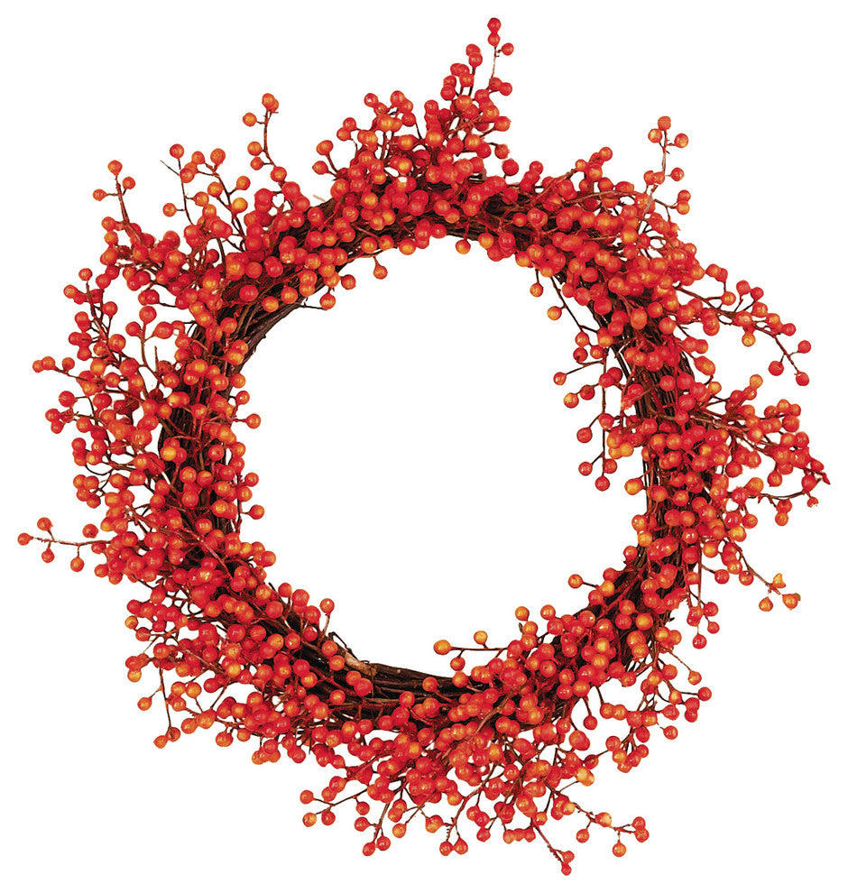 18" Fall Berry Wreath