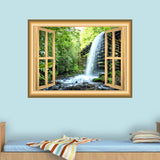 VWAQ, Waterfalls 3D Window Wall Decal, 18"x22"