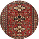 Ahgly Company Indoor Round Traditional Area Rugs, 3' Round