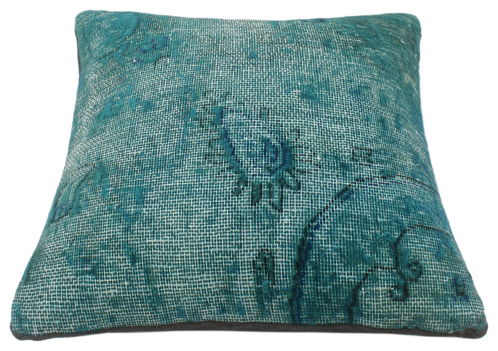 Shabby Chic Marriott Vintage Distressed Handmade Rug Pillow