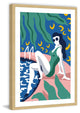 "Are You a Beach Girl or a Pool Girl?" Framed Painting Print, 16"x24"