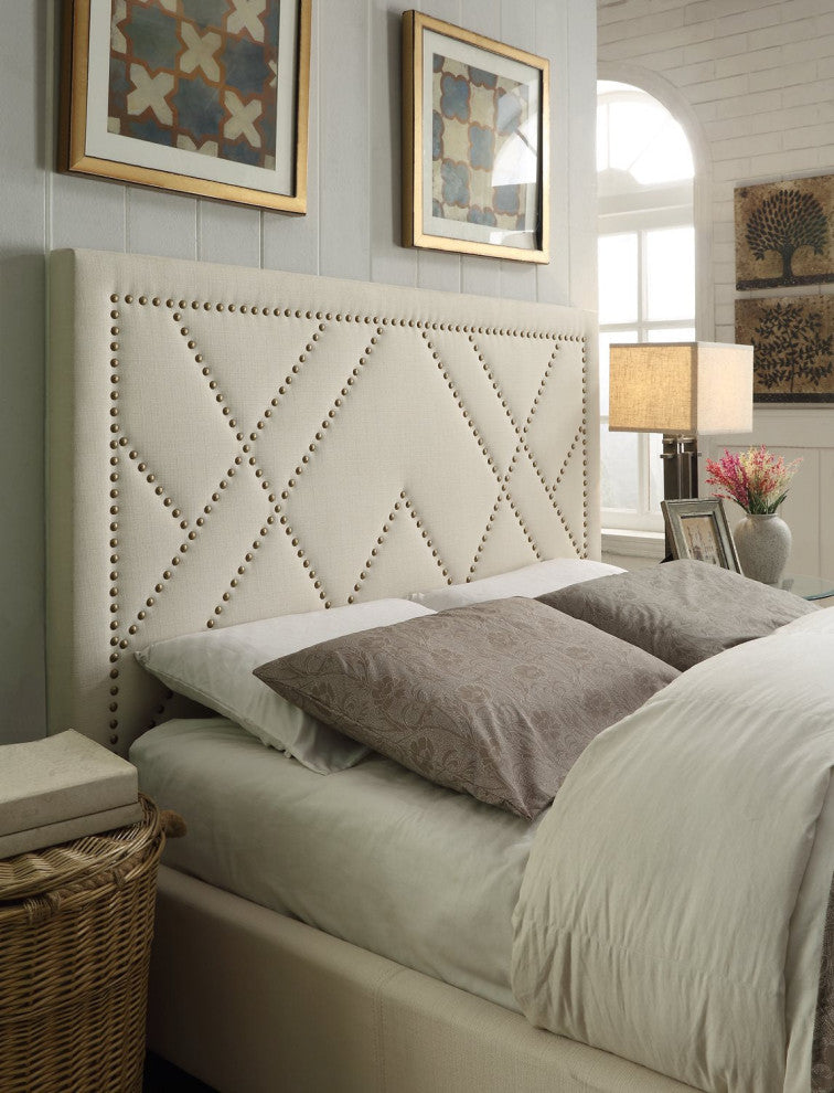 Modus Geneva Cal King Vienne Platform Bed, Powder