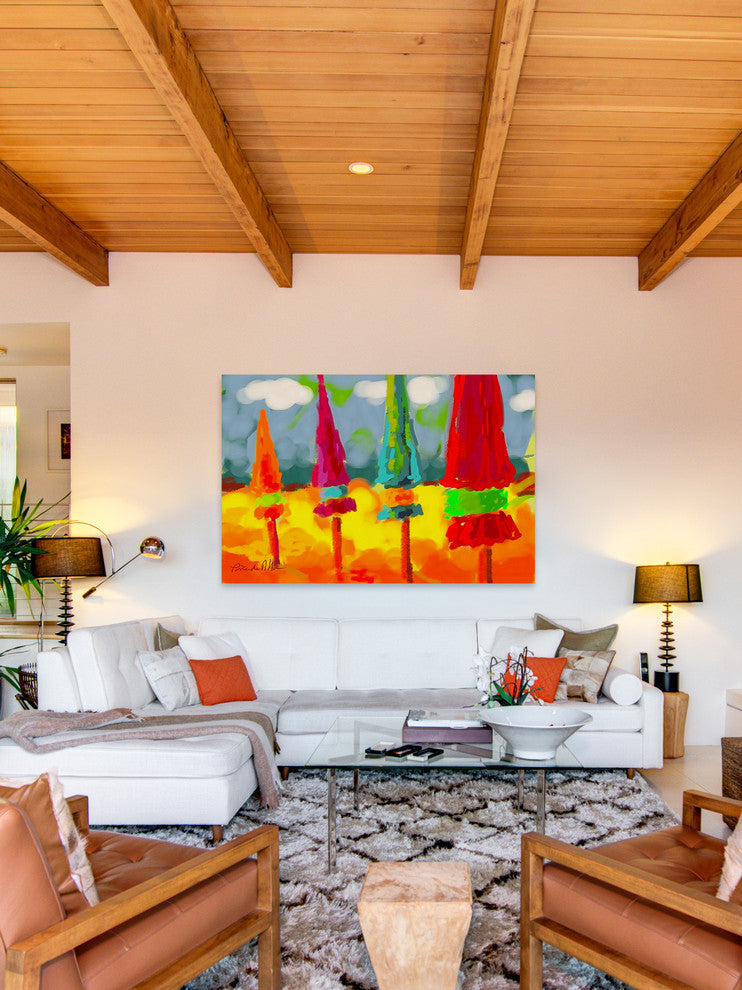 Marmont Hill, "Deauville France" by Arthur Pina Painting Wrapped Canvas, 18x12